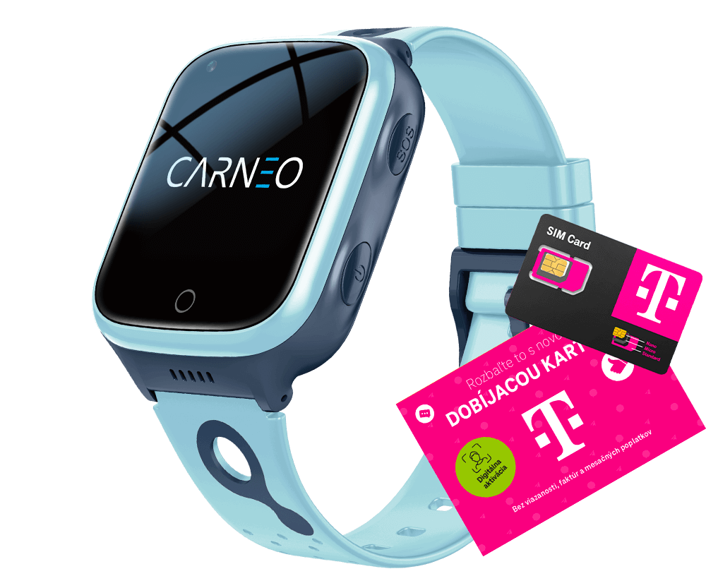 Carneo Guardkid+ 4G Platinum blau
